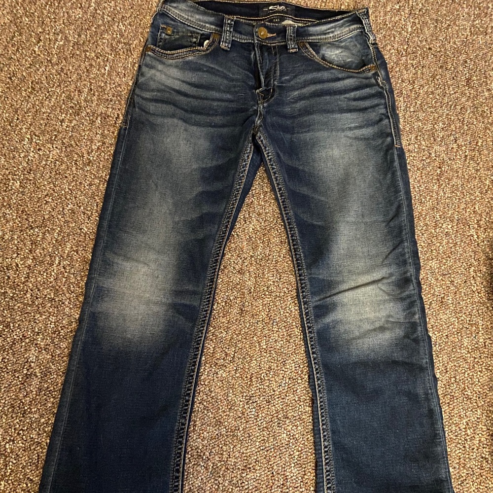 Men’s Silver Jeans